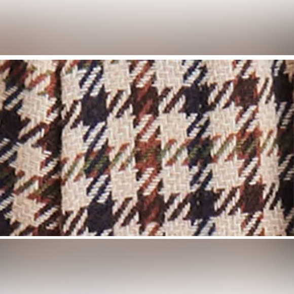 Steve Madden Gaelle Mixed Plaid Cargo Shorts in Brown Plaid NWT XL - Picture 6 of 8